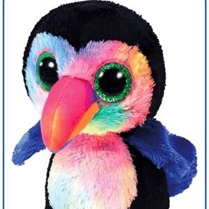 Ty Black and Pink Plush Toy for Small Pets